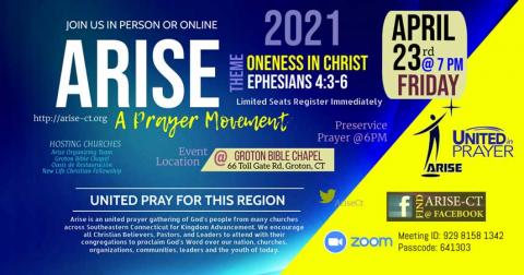 Arise April 23, 2021